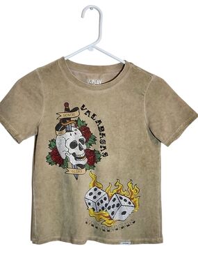 V-Play Valabasas Tattoo Shop Graphic Tee Y2K Kids Size 5/6